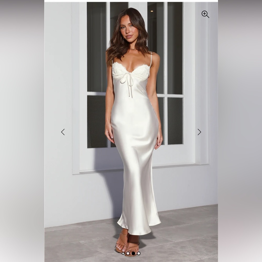Hello Molly Satin Maxi Dress